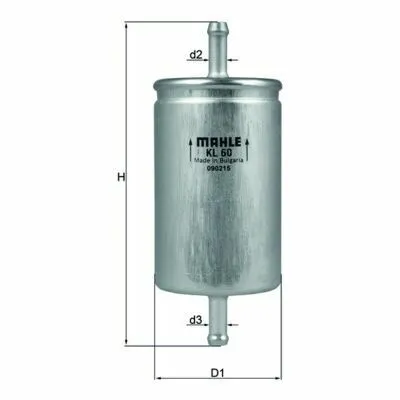 Offerta Lampo MAHLE KL 60 Filtro Carburante