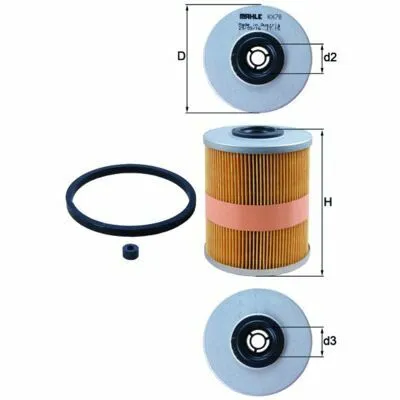 MAHLE KX 78D Filtro Carburante Must-Have