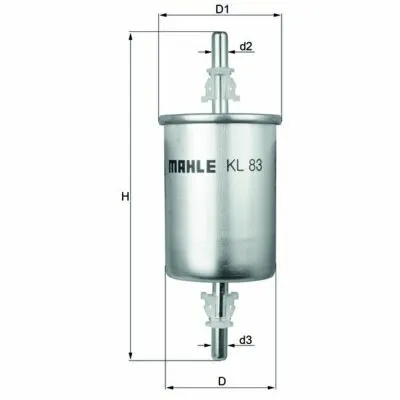 Miglior Prezzo MAHLE KL 83 Filtro Carburante