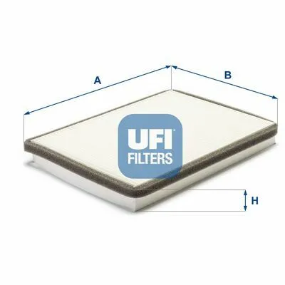 Popolare UFI 53.004.00 Filtro, Aria Abitacolo