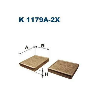 FILTRON K 1179A-2x Filtro, Aria Abitacolo Compra Online