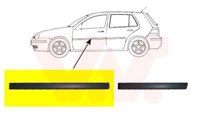 Direttamente Dal Produttore VAN WEZEL 5888423 - Modanatura decorativa/ protettiva, Portiera ATP Autoricambi