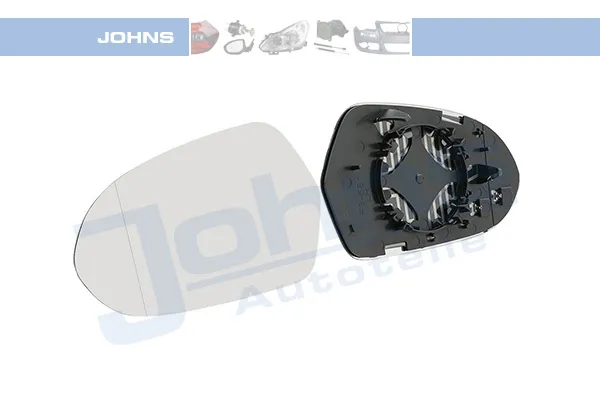 JOHNS 13 20 37-81 - Vetro specchio, Specchio esterno ATP Autoricambi Pagamento Sicuro