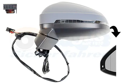 Bestseller VAN WEZEL 0346805 - Specchio retrovisore esterno ATP Autoricambi