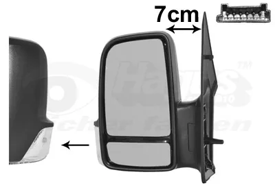 Saldi VAN WEZEL 5862807 - Specchio retrovisore esterno ATP Autoricambi