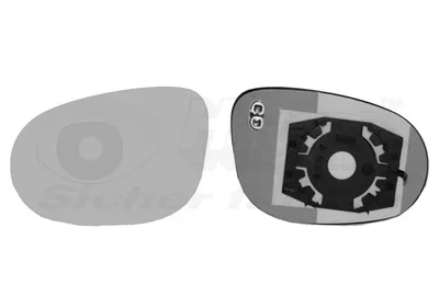 VAN WEZEL 1779837 - Vetro specchio, Specchio esterno ATP Autoricambi Di Tendenza
