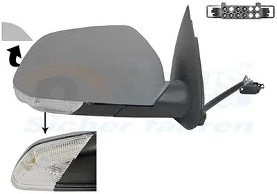 Offerta Speciale VAN WEZEL 7622828 - Specchio retrovisore esterno ATP Autoricambi