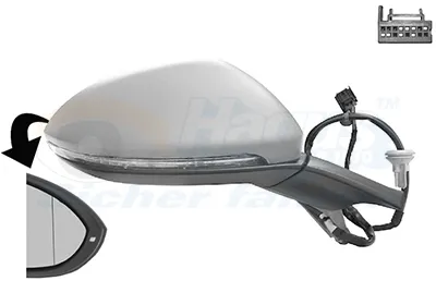 Miglior Prezzo VAN WEZEL 5766816 - Specchio retrovisore esterno ATP Autoricambi