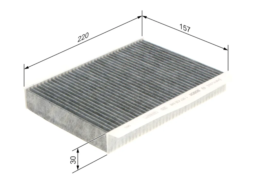BOSCH 1 987 435 548 - Filtro, Aria abitacolo ATP Autoricambi Nuovo Arrivo