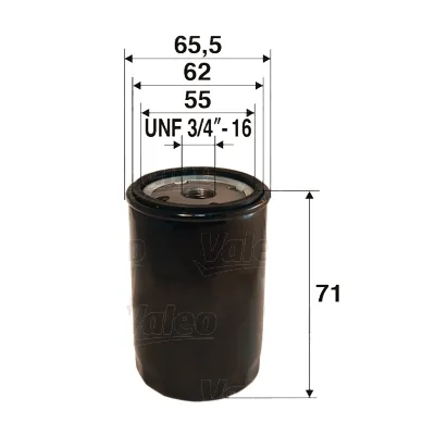 VALEO 586042 - Filtro olio ATP Autoricambi Non Perdere