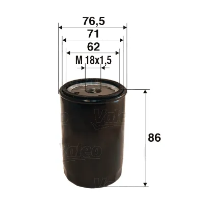 VALEO 586058 - Filtro olio ATP Autoricambi Offerta Del Giorno