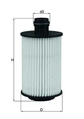 MAHLE OX 1012D - Filtro olio ATP Autoricambi Vendita Finale