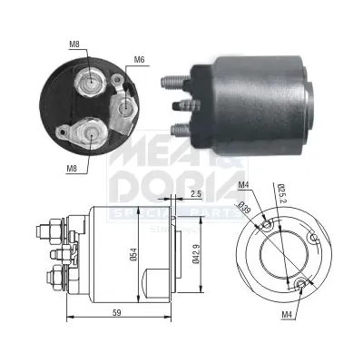 MEAT & DORIA 46203 - Elettromagnete, Motore d‘avviamento ATP Autoricambi Prezzo Conveniente