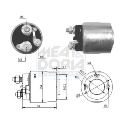 Occasione MEAT & DORIA 46084 - Elettromagnete, Motore d‘avviamento ATP Autoricambi