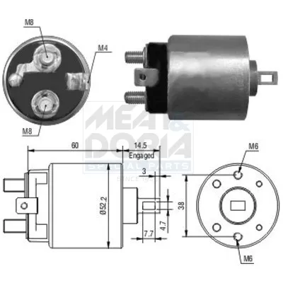 MEAT & DORIA 46092 - Elettromagnete, Motore d‘avviamento ATP Autoricambi Compra Adesso