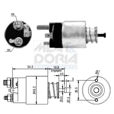 MEAT & DORIA 46135 - Elettromagnete, Motore d‘avviamento ATP Autoricambi Must-Have