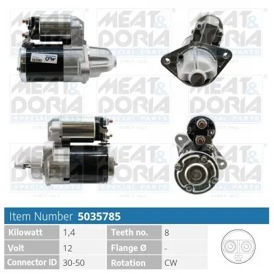 Acquista Ora MEAT & DORIA 5035785 - Motorino d‘avviamento ATP Autoricambi