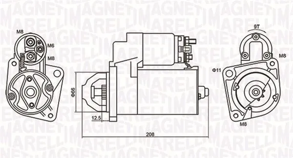 MAGNETI MARELLI 063721213010 - Motorino d‘avviamento ATP Autoricambi Non Perdere