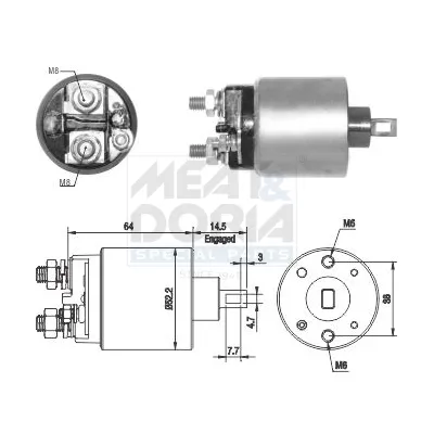 Affare MEAT & DORIA 46274 - Elettromagnete, Motore d‘avviamento ATP Autoricambi