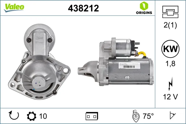 VALEO 438212 - Motorino d‘avviamento ATP Autoricambi Promozione