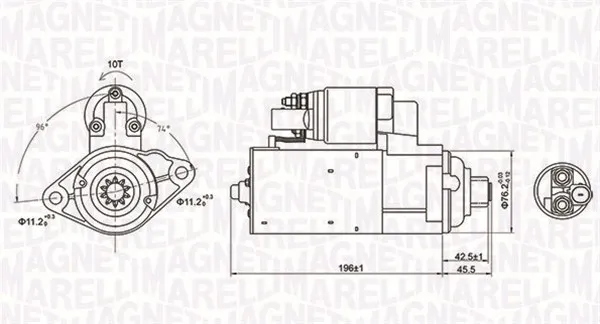 MAGNETI MARELLI 063721286010 - Motorino d‘avviamento ATP Autoricambi Miglior Prezzo