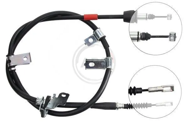 A.B.S. K16318 - Cavo freno a mano freno disco asse post ATP Autoricambi Prezzo Di Fabbrica