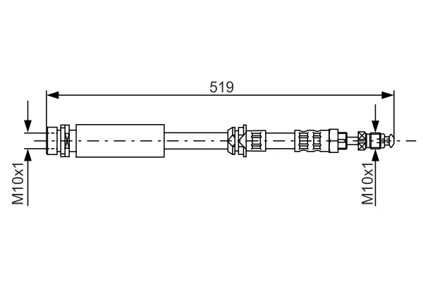 Prezzo Di Fabbrica BOSCH 1 987 476 993 - Flessibile del freno ATP Autoricambi