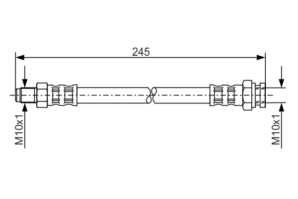 A Buon Prezzo BOSCH 1 987 476 876 - Flessibile del freno ATP Autoricambi