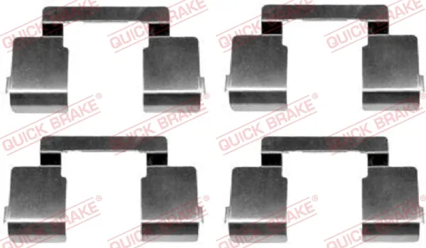 KAWE 109-1609 - Kit accessori, Pastiglia freno ATP Autoricambi Di Tendenza