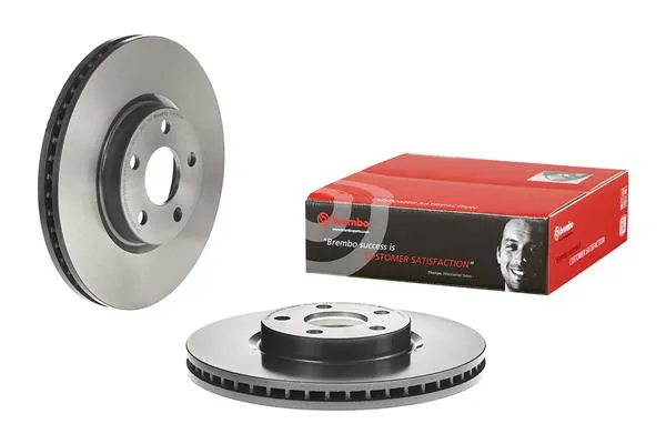 A Buon Prezzo BREMBO 09.N255.41 - 2x Disco freno asse anteriore Ventilato ATP Autoricambi