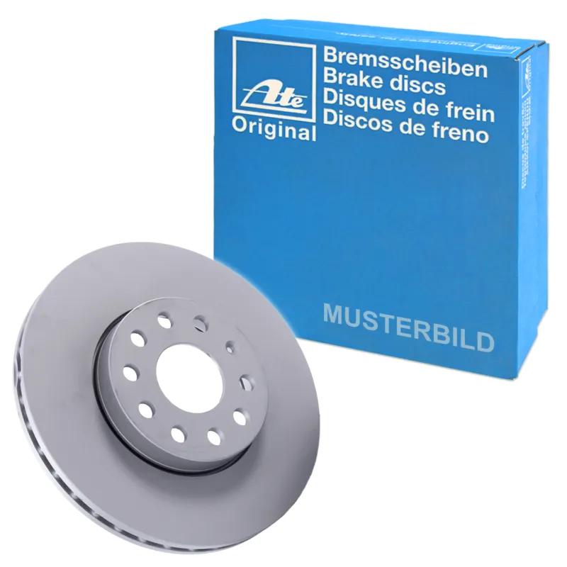 Promozione ATE 24.0125-0146.1 - 2x Disco freno asse anteriore Ventilato ATP Autoricambi