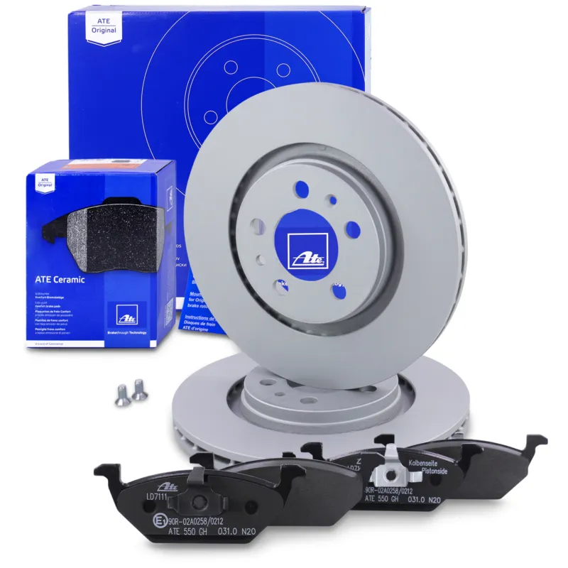 Consegna Rapida ATE 40978703 - Dischi freno +pastigliefreno CERAMICHEanteriori ATP Autoricambi
