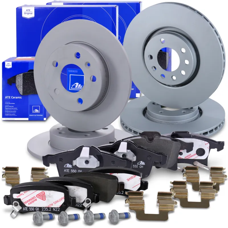 Non Perdere ATE 40984738 - Dischi freno +pastigliefreno CERAMICHEanteriori+posteriori ATP Autoricambi