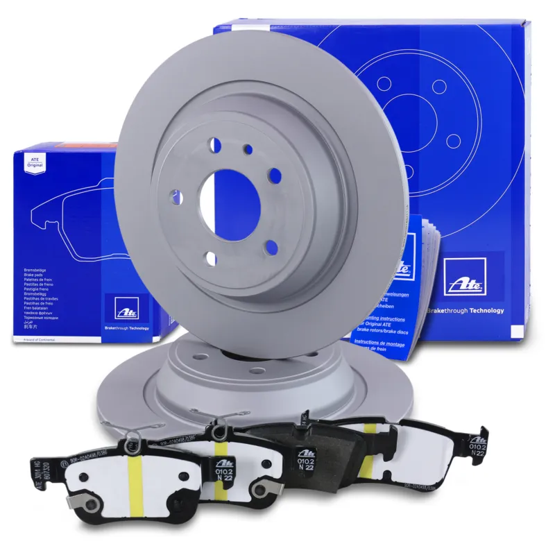 Promozione ATE 40675909 - Dischi freno posteriori + pastiglie freno ATP Autoricambi