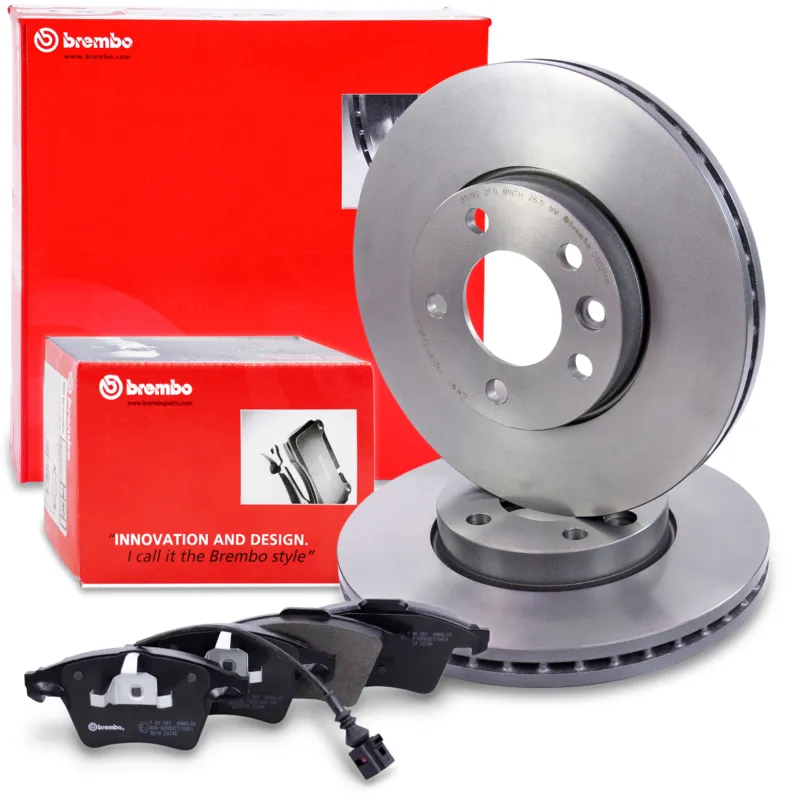Spedito Oggi BREMBO 40436601 - Dischi freno anteriori + pastiglie freno ATP Autoricambi