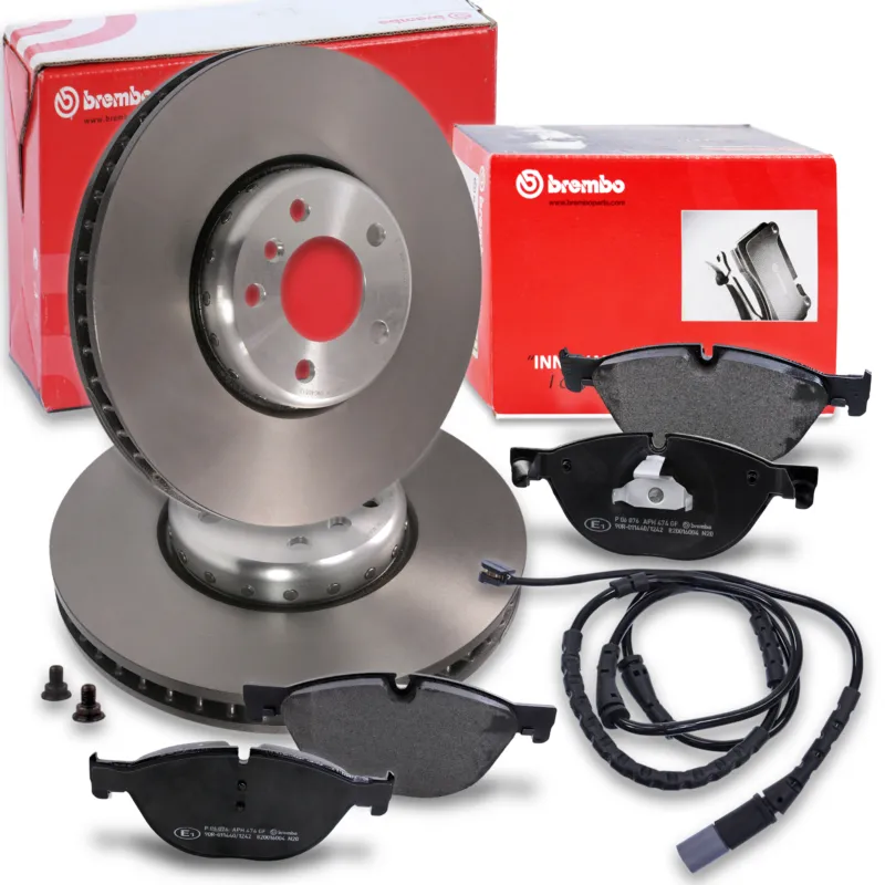 BREMBO 40278647 - Dischi freno+pastiglie freno Con sensore di usura anteriore ATP Autoricambi Ultimissimo Modello