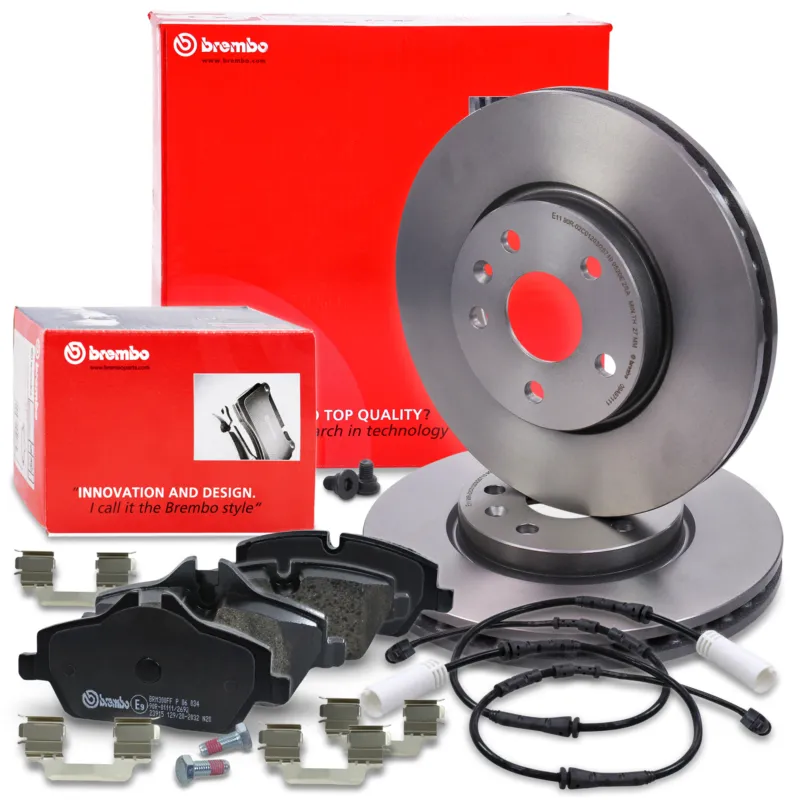 Quantità Limitata BREMBO 40279101 - Dischi freno + pastiglie freno + assale anteriore VWK ATP Autoricambi