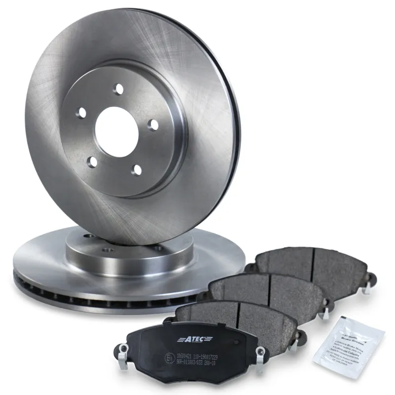 Acquista Ora BESTPRICE 10600422 - Dischi freno + pastiglie freno asse anteriore Ventilato ATP Autoricambi