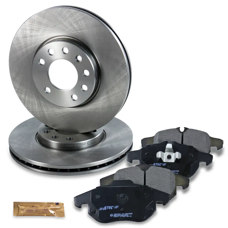 BESTPRICE 10601245 - Set dischi freno+pastiglie freno asse anteriore ATP Autoricambi Occasione