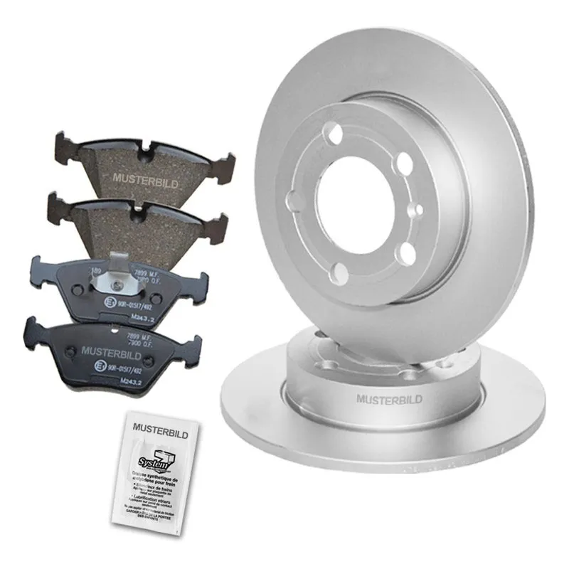 BESTPRICE 10600890 - Set di dischi freno + pastiglie freno asse posteriore ATP Autoricambi Prezzo Basso