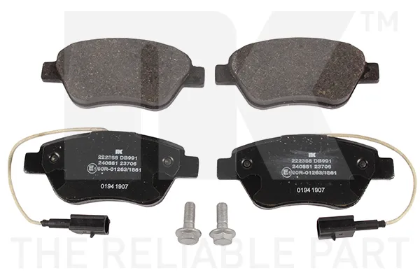 Prezzo Di Fabbrica NK 222388 - Kit pastiglie freno, Freno a disco ATP Autoricambi