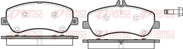 KAWE 1377 00 - Kit pastiglie freno, Freno a disco ATP Autoricambi Offerta Speciale
