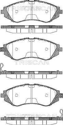 Nuovo Arrivo TRISCAN 8110 21001 - Kit pastiglie freno, Freno a disco ATP Autoricambi