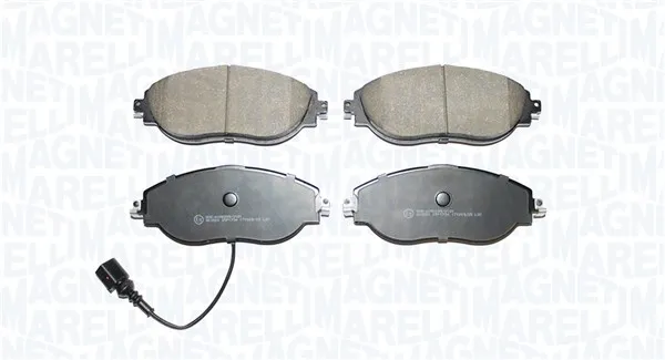MAGNETI MARELLI 363916061168 - Kit pastiglie freno, Freno a disco ATP Autoricambi Nuova Collezione