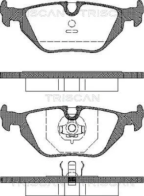 TRISCAN 8110 11001 - Kit pastiglie freno, Freno a disco ATP Autoricambi Esclusivo
