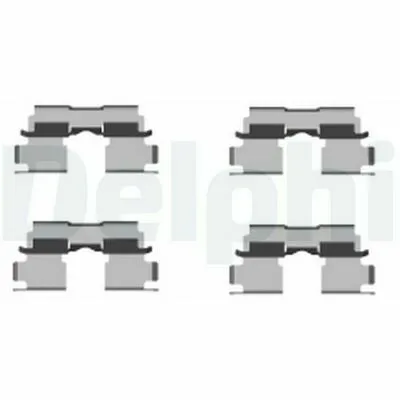 DELPHI LX0451 Kit Accessori, Pastiglia Freno Prezzo Ridotto