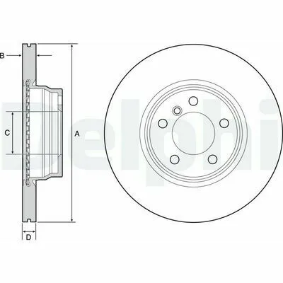 DELPHI BG4458C Disco Freno Miglior Prezzo