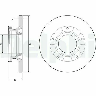 Vendita Finale DELPHI BG4784C Disco Freno