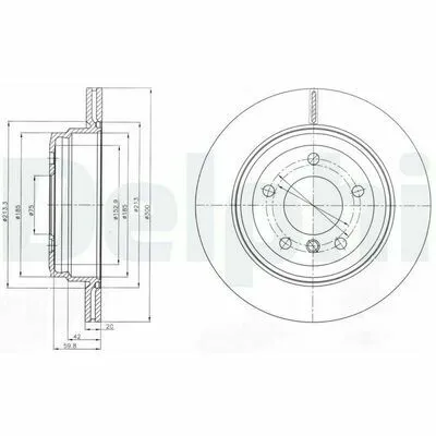 Ultima Occasione DELPHI BG4243C Disco Freno