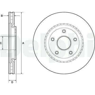 Ordina Subito DELPHI BG4759C Disco Freno